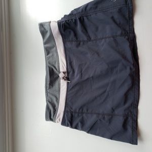 Grey Running Workout Skort